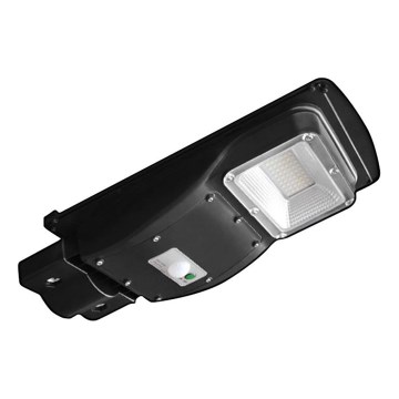 LED Dimmerbar gatulampor med solceller med rörelse- och skymningsgivare LED/6W/3,2V 6000K IP65 5000 mAh svart + fjärrkontroll