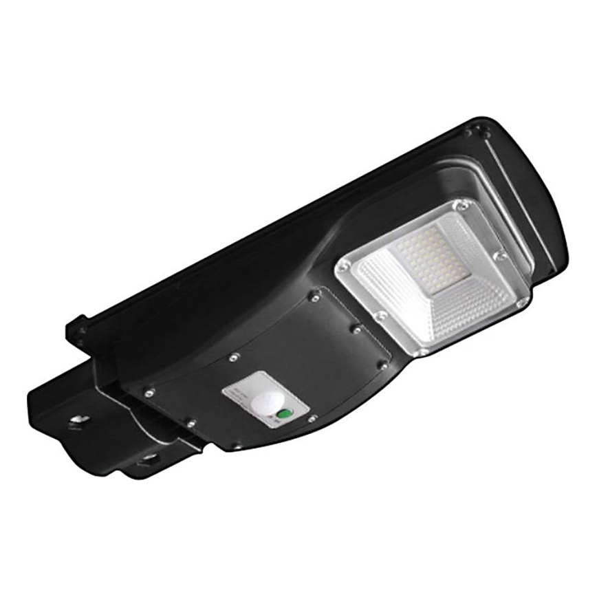 LED Dimmerbar gatulampor med solceller med rörelse- och skymningsgivare LED/6W/3,2V 6000K IP65 5000 mAh svart + fjärrkontroll