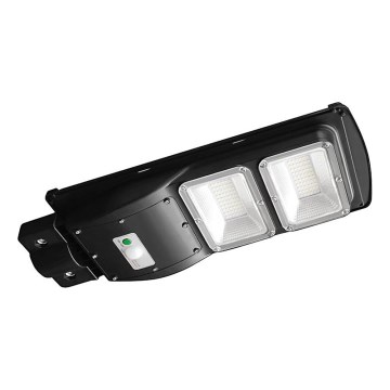 LED Dimmerbar gatulampor med solceller med rörelse- och skymningsgivare LED/8W/3,2V 6000K IP65 9000 mAh svart + fjärrkontroll