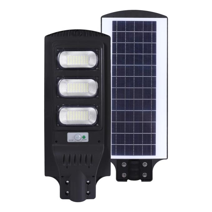 LED Dimmerbar gatulampor med solceller med rörelse- och skymningsgivare URBI LED/8W/3,2V 6500K IP54 10000 mAh + fjärrkontroll