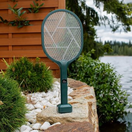 LED elektrisk insektsfälla 2i1 1200 mAh/5V grön