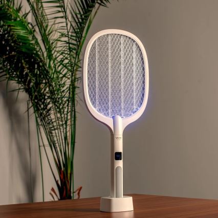 LED elektrisk insektsfälla 2i1 1200 mAh/5V vit