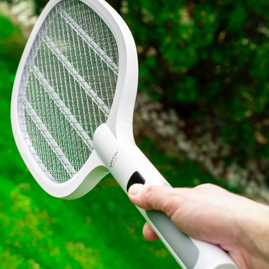 LED elektrisk insektsfälla 2i1 1200 mAh/5V vit