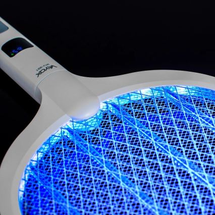 LED elektrisk insektsfälla 2i1 1200 mAh/5V vit
