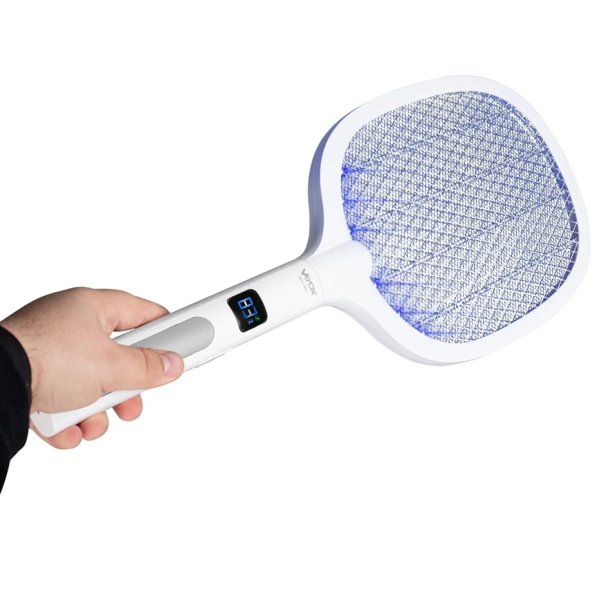 LED elektrisk insektsfälla 2i1 1200 mAh/5V vit