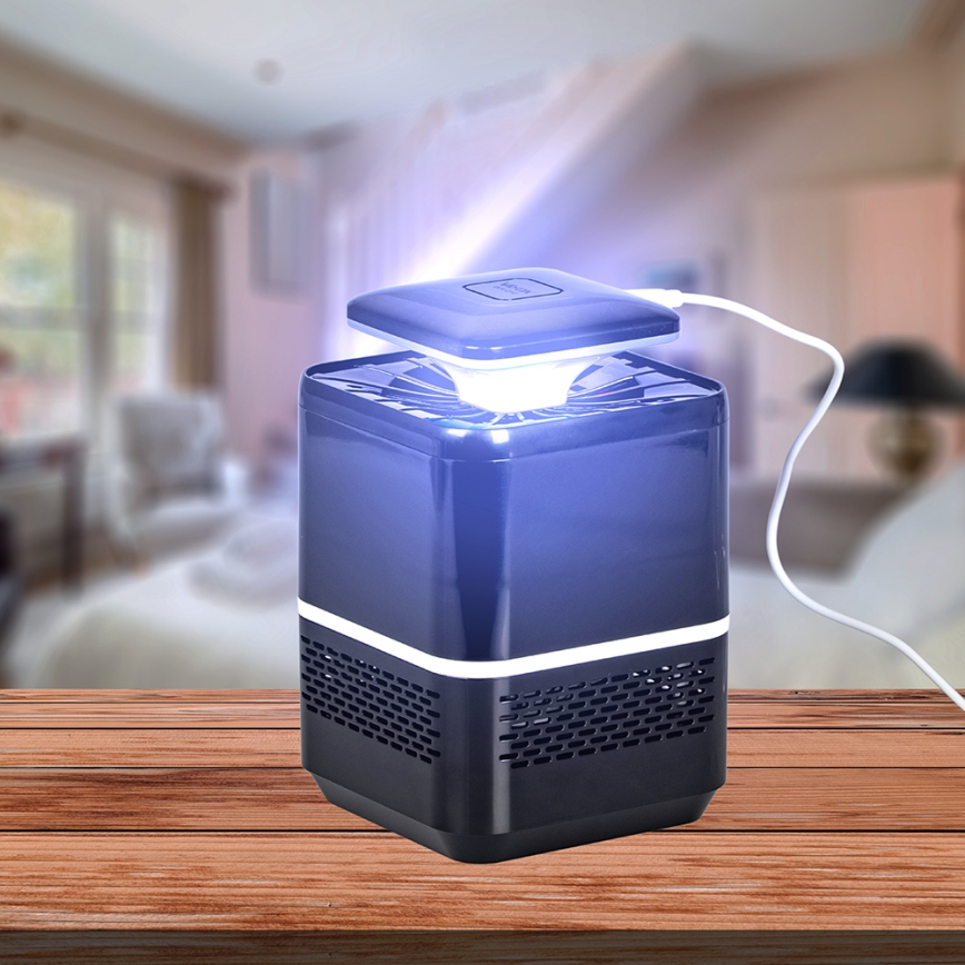 LED elektrisk insektsfälla USB/5V 40 m²