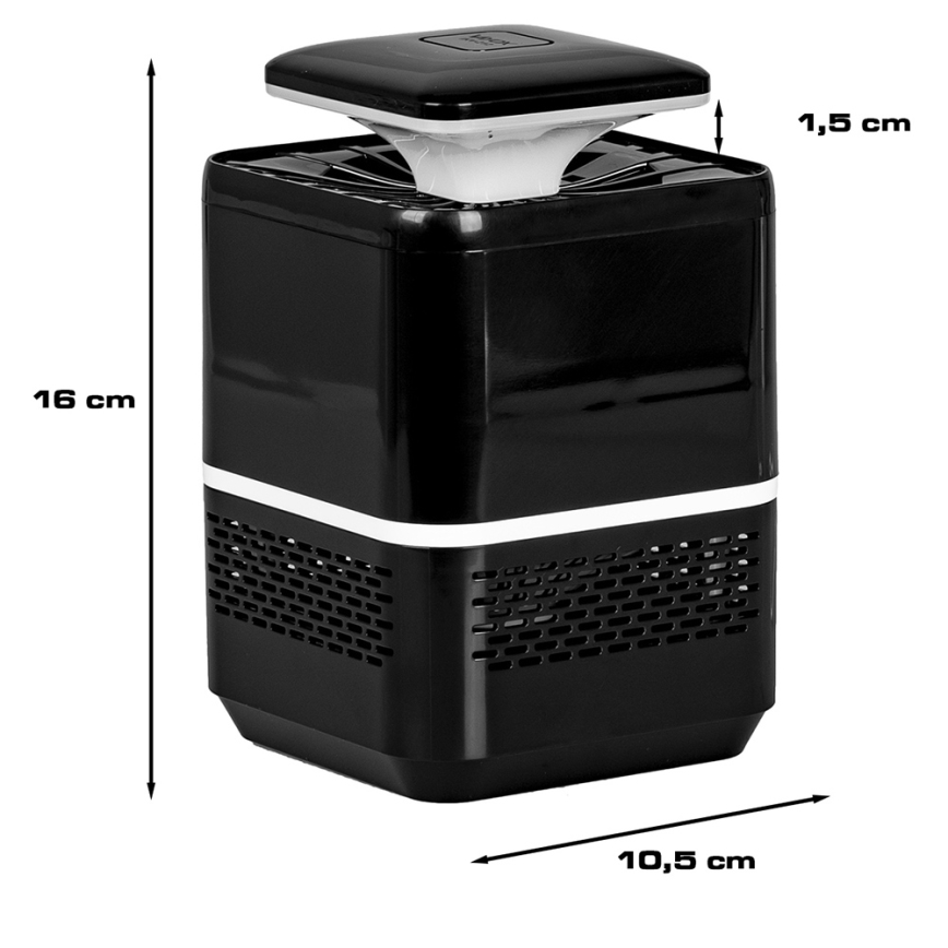 LED elektrisk insektsfälla USB/5V 40 m²