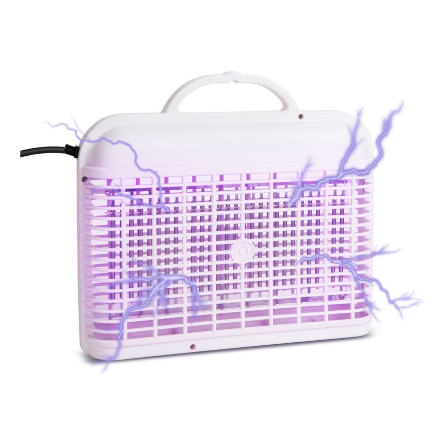 LED Elektrisk insektsfälla UV/2W/230V vit