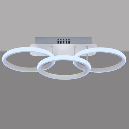 LED fastsatt Ljuskrona  BARI LED/30W/230V vit 