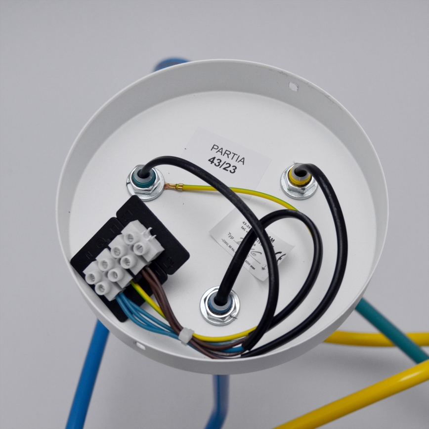 LED Fäst ljuskrona för barn OXFORD 3xE27/15W/230V
