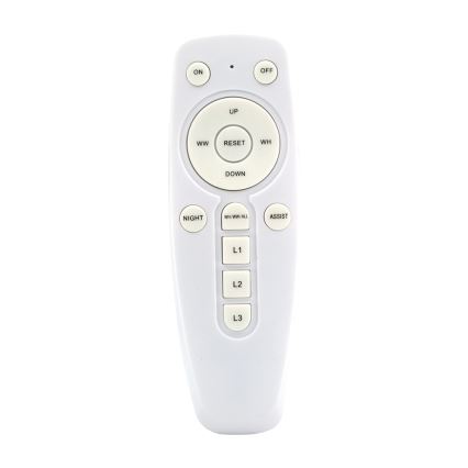 Dimbar LED ytmonterad ljuskrona SIENA LED/72W/230V vit + fjärrkontroll