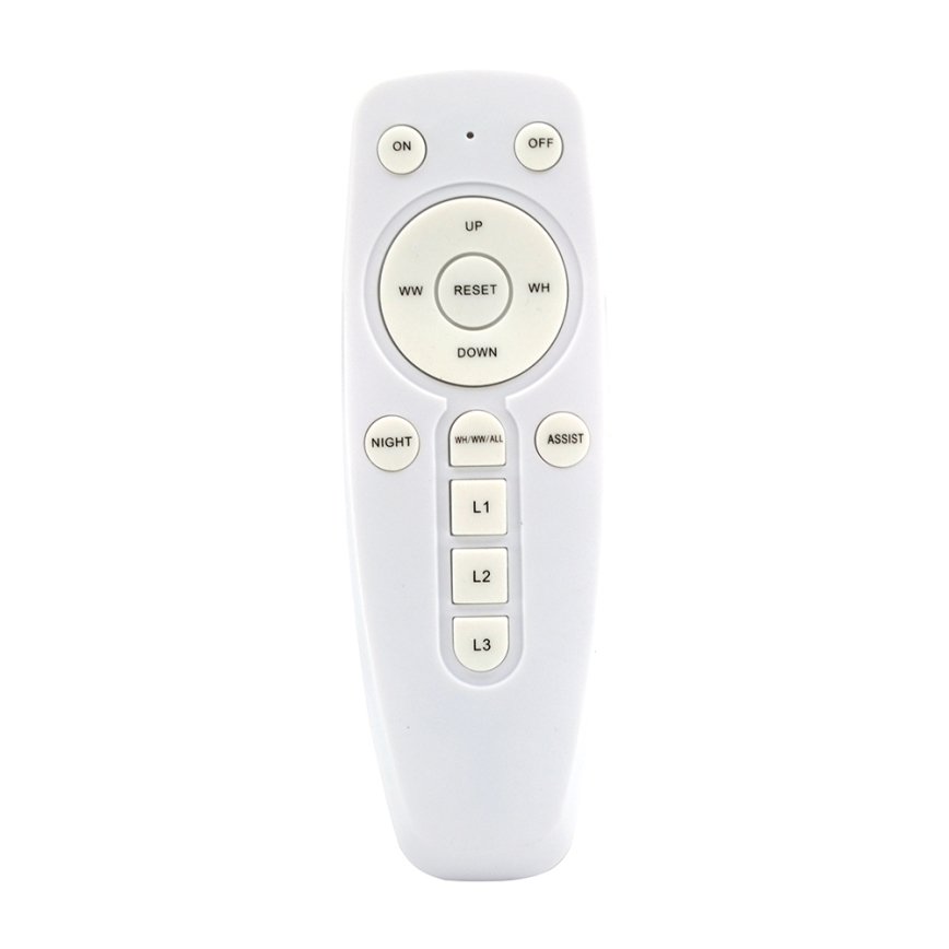 Dimbar LED ytmonterad ljuskrona SIENA LED/72W/230V vit + fjärrkontroll
