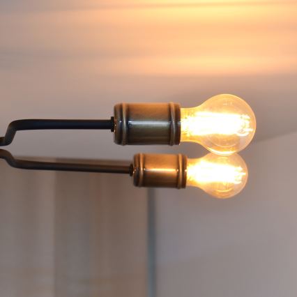 LED fäst ljuskrona TUBE 6xE27/15W/230V