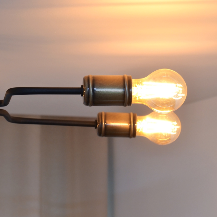 LED fäst ljuskrona TUBE 6xE27/15W/230V