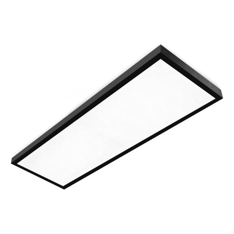 LED fäst panel BRISBANE LED/36W/230V 4000K 29,5x119 cm svart