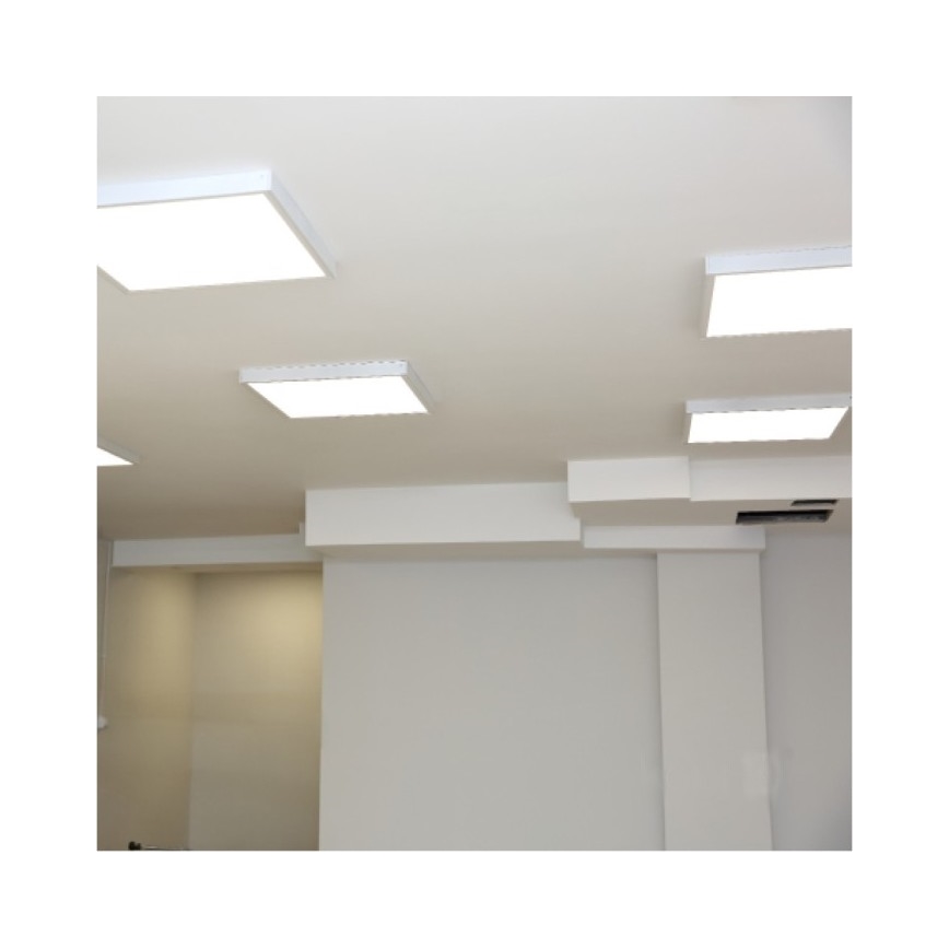 LED fäst panel BRISBANE LED/36W/230V 4000K 59,5x59,5 cm vit