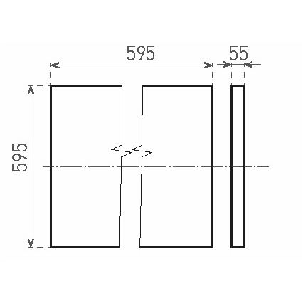 LED fäst panel ILLY LED/36W/230V