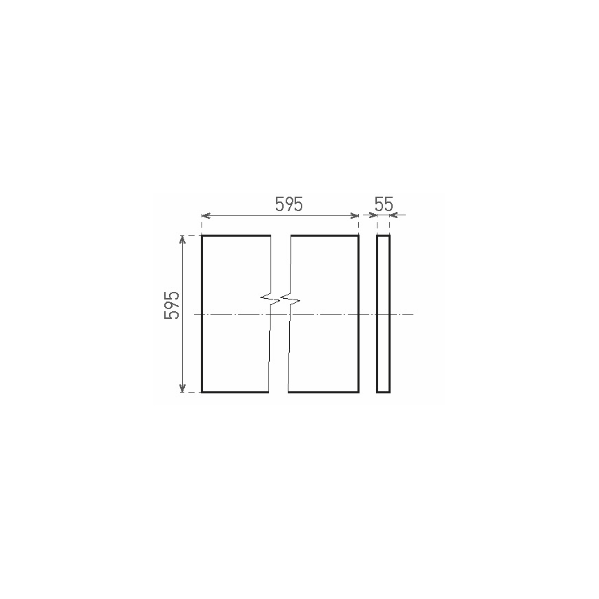 LED fäst panel ILLY LED/36W/230V