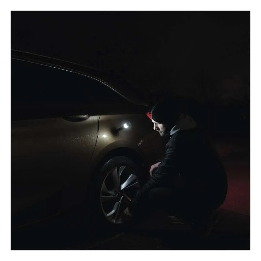 LED-ficklampa COB-LED/2xAA