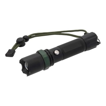 LED Ficklampa LED/3W/3xAAA IP44 svart