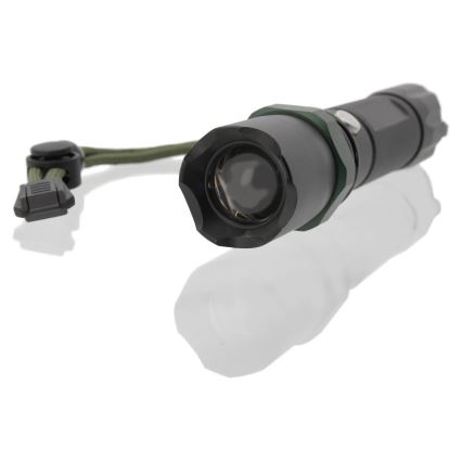 LED Ficklampa LED/3W/3xAAA IP44 svart