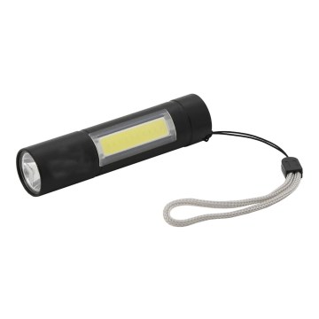 LED Ficklampa LED/400mAh svart