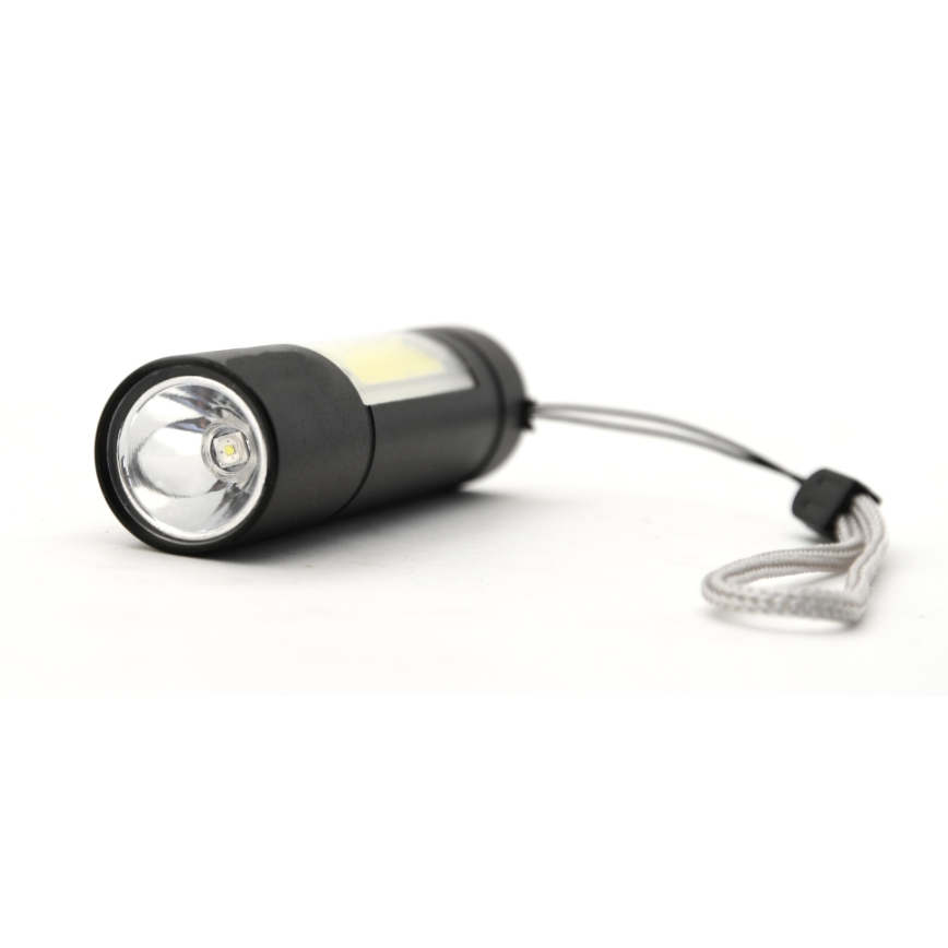 LED Ficklampa LED/400mAh svart