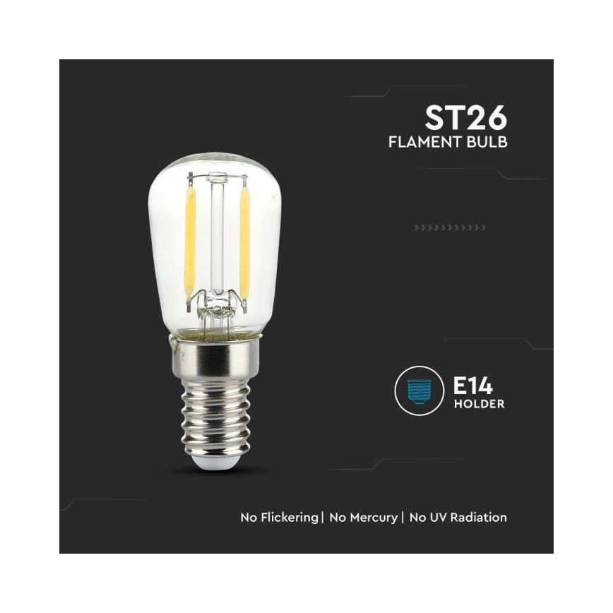 LED-filamentlampa ST26 E14/2W/230V 3000K