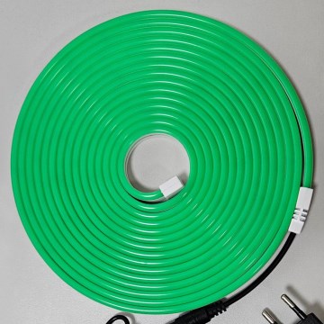 LED Flexibel list NEON LED/10W/230V 5 m IP65 grön
