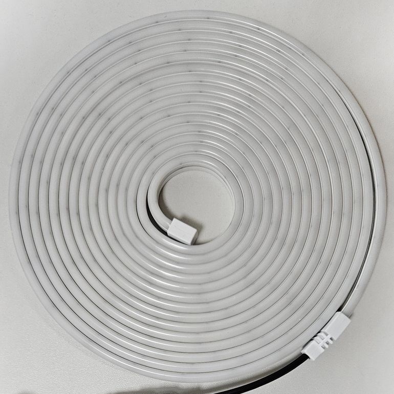 LED Flexibel list NEON LED/10W/230V 5 m IP65 vit