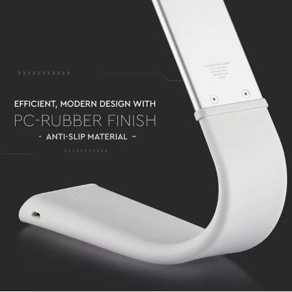 LED Flexibel ljusreglerad bordslampa LED/6,5W/5V 2000 mAh 3000K/4500K/6000K