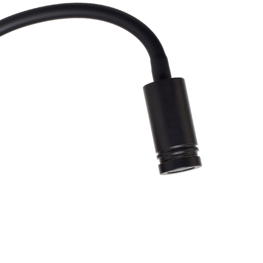 LED Flexibel vägglampa BASE 1xLED/8W+1xLED/2W/230V svart/silver