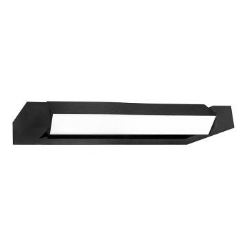 LED Flexibel vägglampa för utomhusbruk 2xLED/4W/230V IP54 30 cm svart