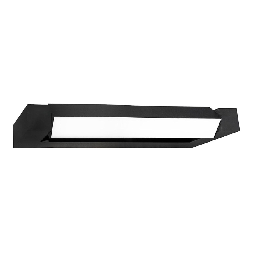 LED Flexibel vägglampa för utomhusbruk 2xLED/4W/230V IP54 30 cm svart