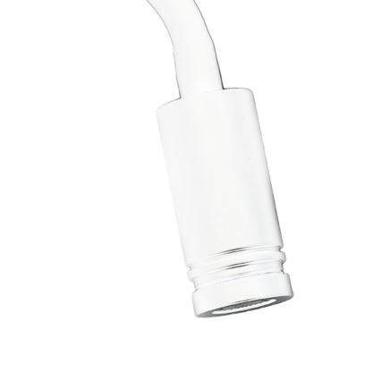 LED Flexibel wall liten lampa med USB BASE 1xLED/8W+1xLED/2W/230V vit/silver