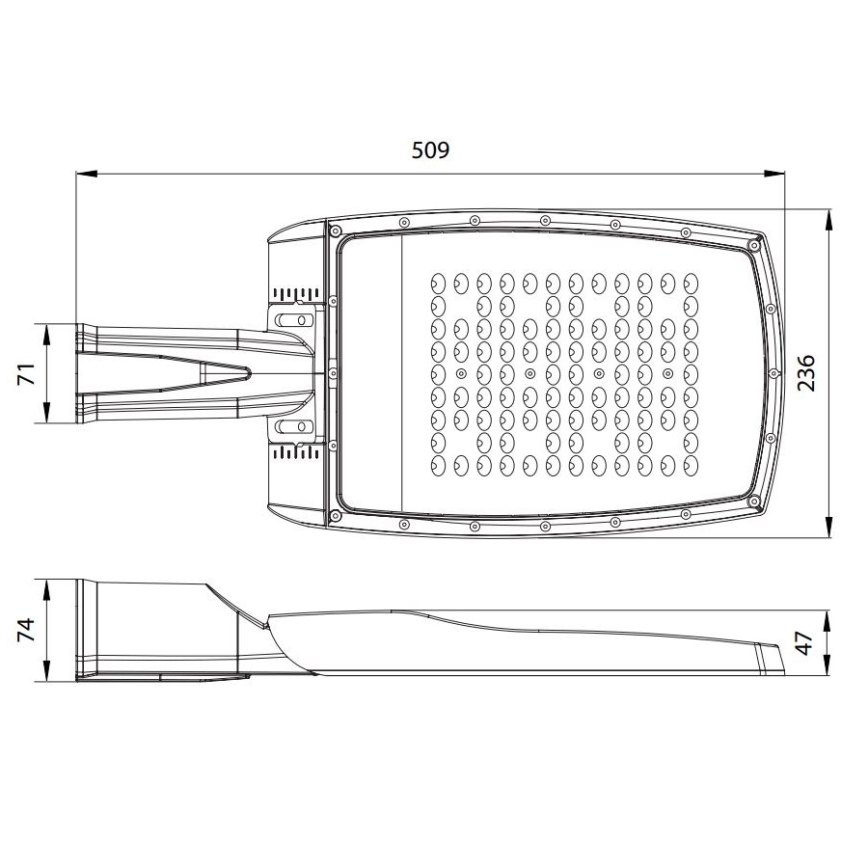 LED Gatubelysning  NOVUM PLUS LED/100W/230V IP65