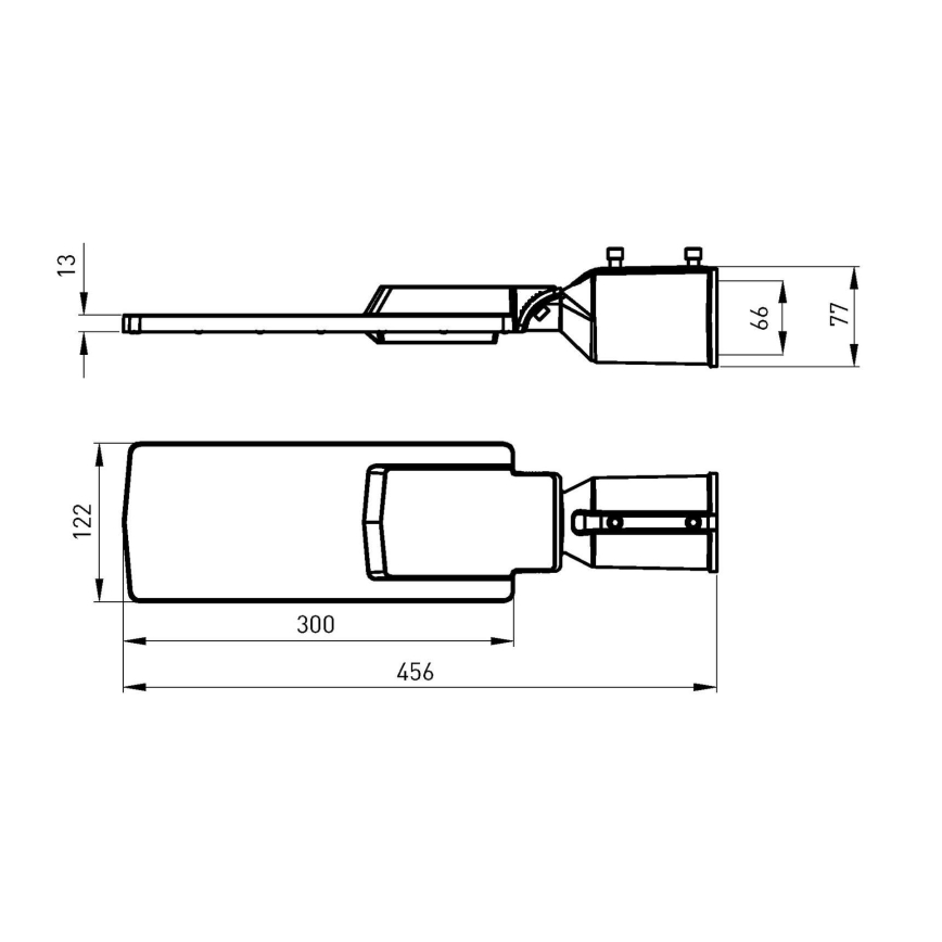 LED gatulampa BOSTON LED/35W/230V IP65