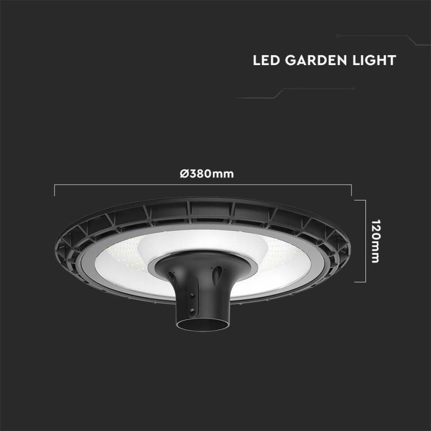LED gatulampa LED/120W/230V IP65 4000K