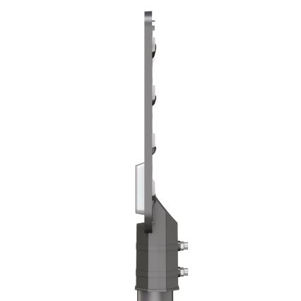 LED gatulampa LED/150W/230V 6500K IP65 grå