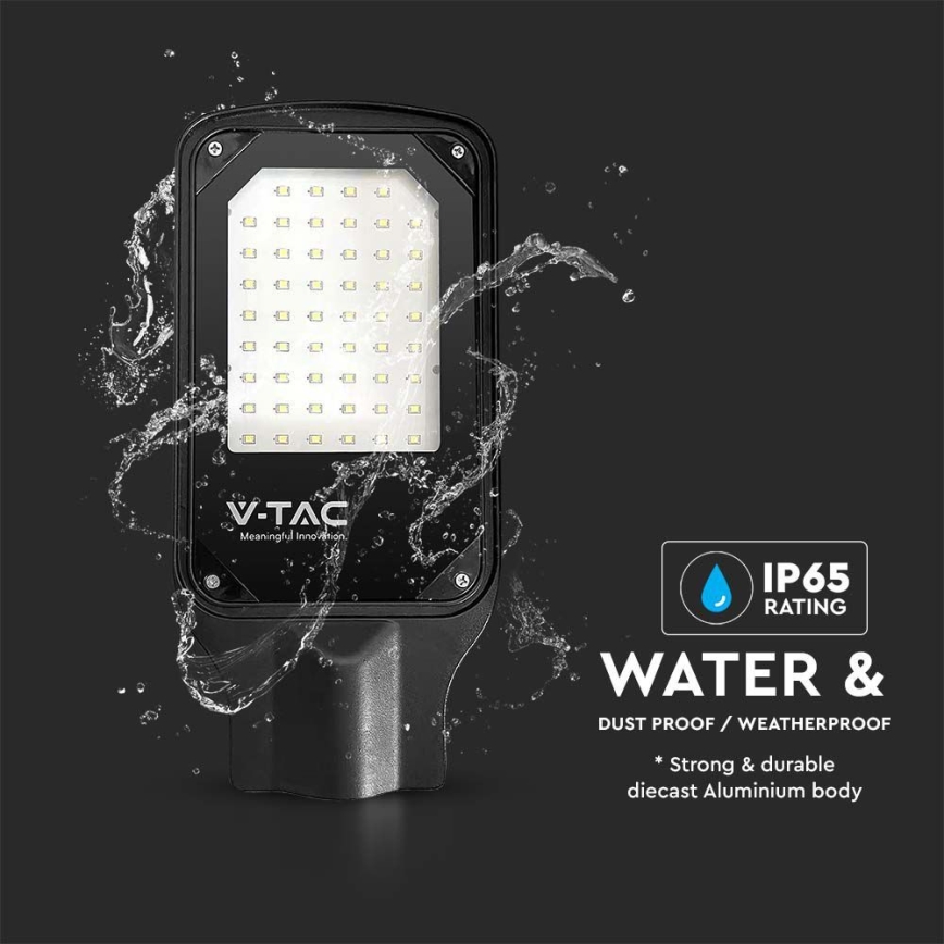 LED gatulampa LED/30W/230V 6500K IP65