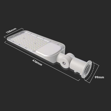 LED gatulampa med en sensor SAMSUNG CHIP LED/30W/230V 6500K IP65