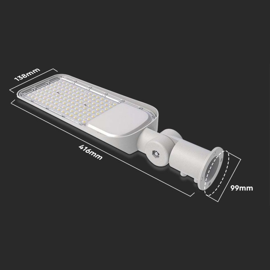 LED gatulampa med en sensor SAMSUNG CHIP LED/30W/230V 6500K IP65