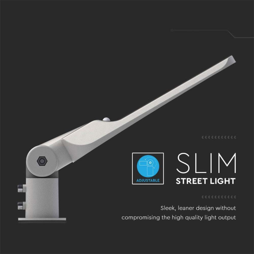 LED gatulampa med en sensor SAMSUNG CHIP LED/50W/230V 4000K IP65