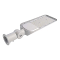 LED gatulampa med skymningssensor SAMSUNG CHIP LED/100W/230V 6500K IP65 grå