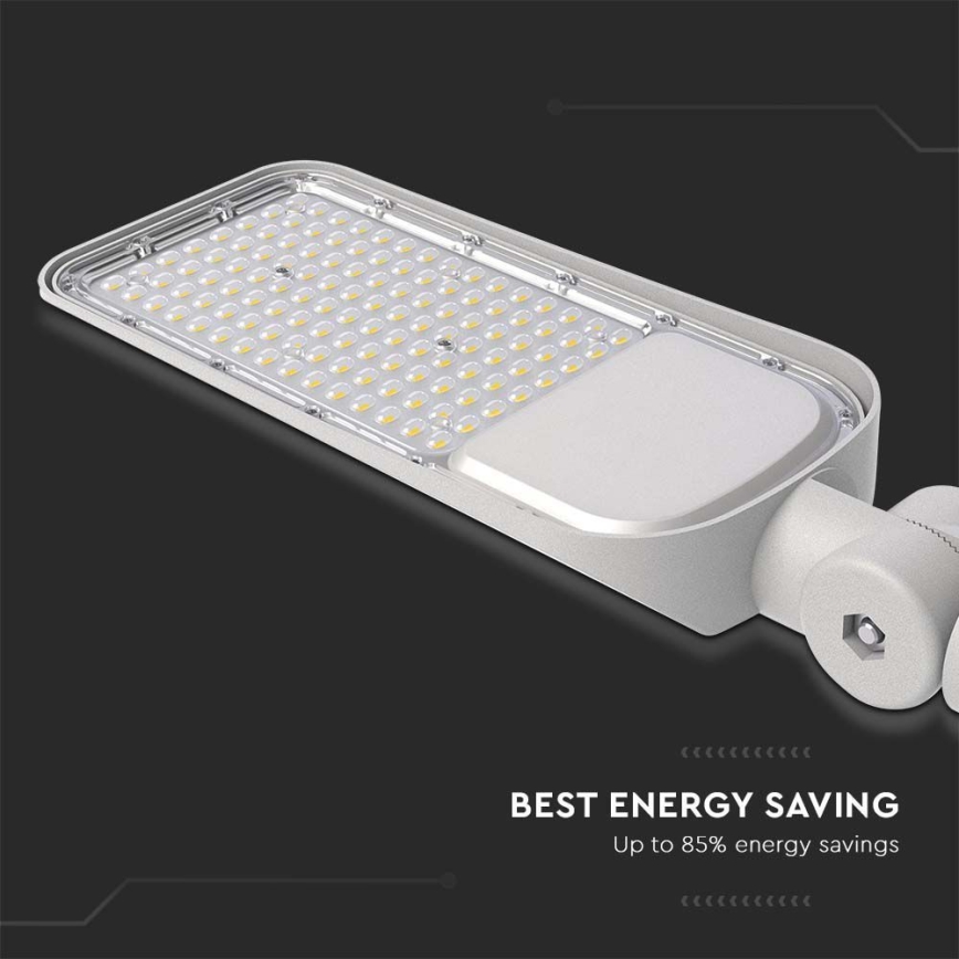 LED gatulampa SAMSUNG CHIP LED/50W/230V 4000K IP65 grå