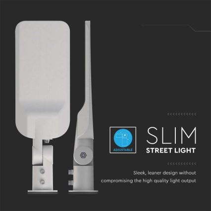 LED gatulampa SAMSUNG CHIP LED/50W/230V 4000K IP65 grå