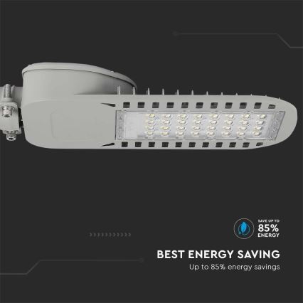LED gatulampa SAMSUNG CHIP LED/50W/230V 6500K grå