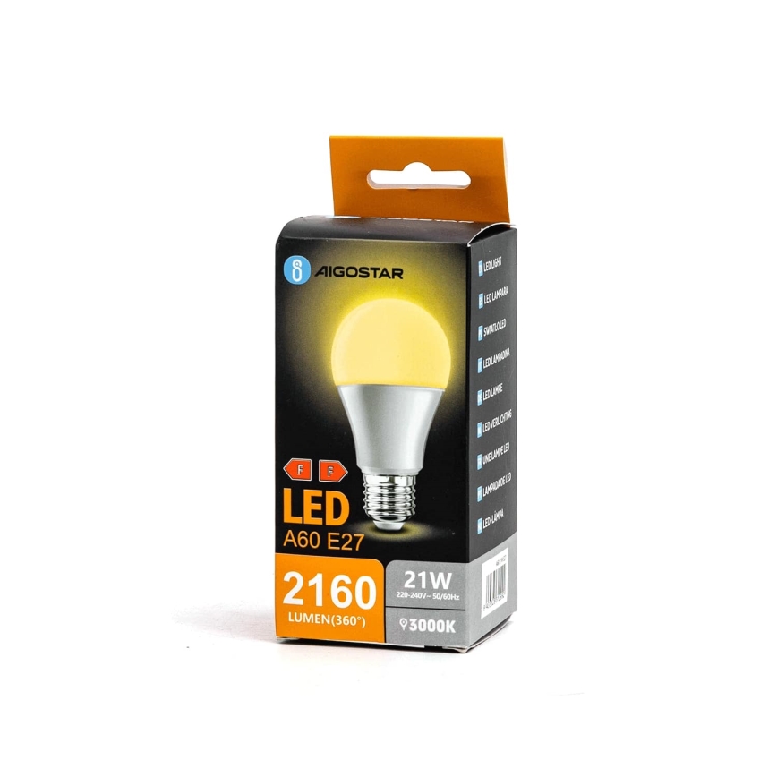 LED glödlampa A60 E27/21W/230V 3000K - Aigostar