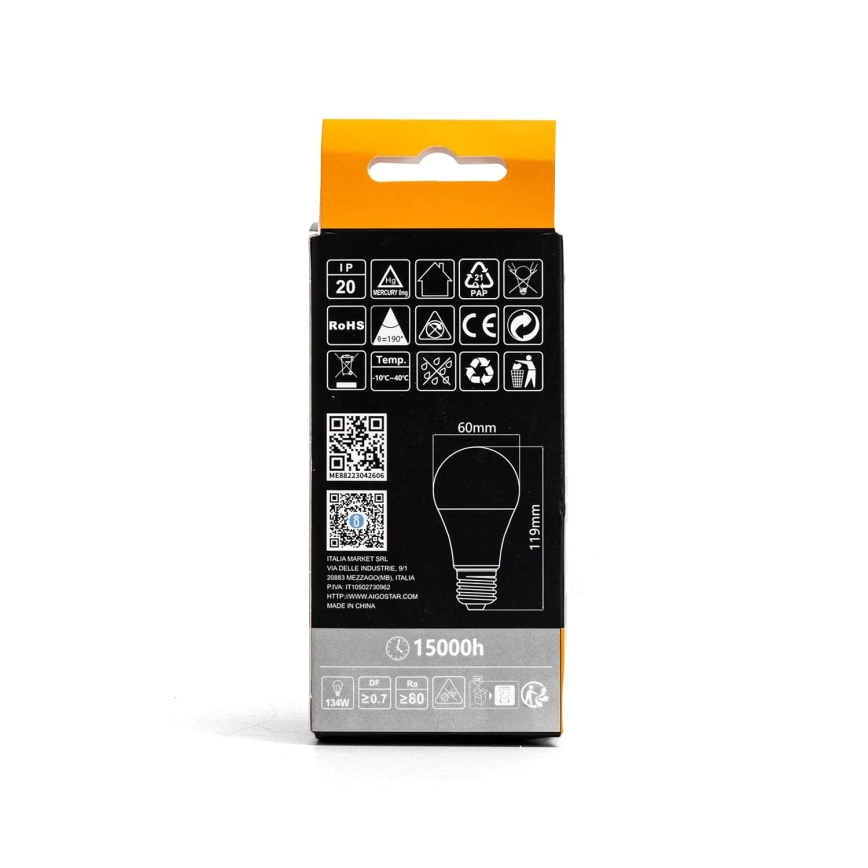 LED glödlampa A60 E27/21W/230V 3000K - Aigostar