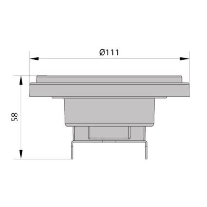 LED glödlampa  AR111 G53/12W/12V 4000K
